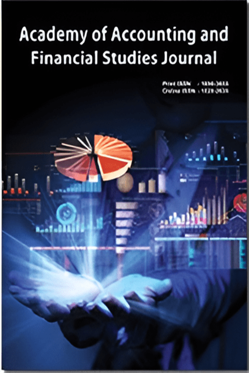 Accounting and financial journal cover with charts